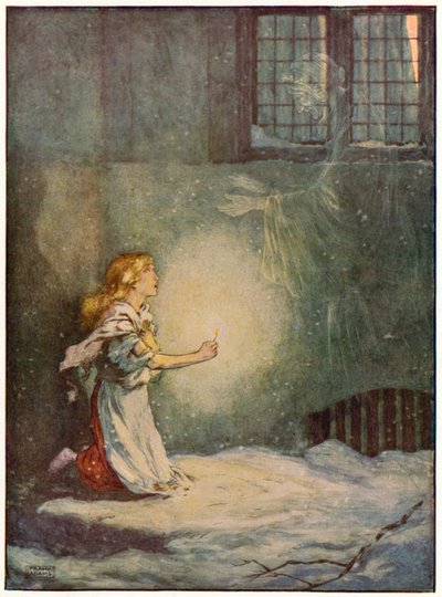 La pequeña cerillera de Frank Adams