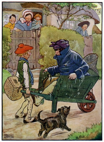 Tres pescadores alegres de Frank Adams