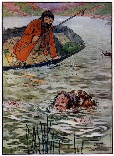 Tres pescadores alegres de Frank Adams
