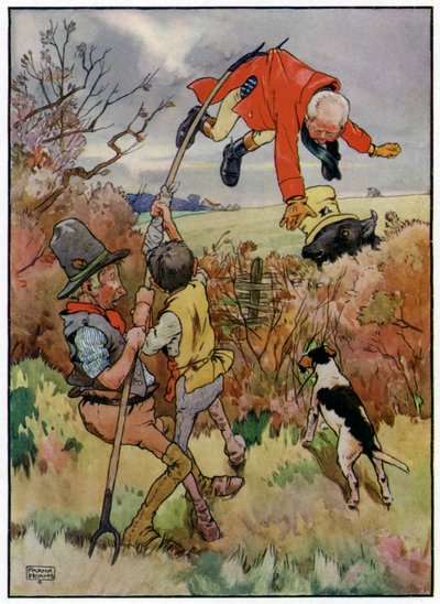 Tres cazadores alegres de Frank Adams