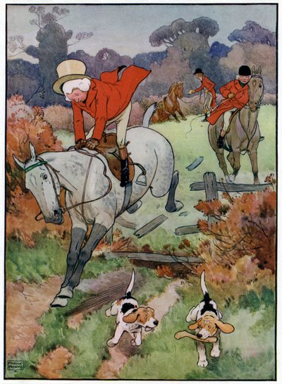 Tres alegres cazadores de Frank Adams