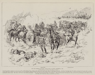 Cómo cayó el Hijo de Lord Roberts, salvando Cañones en Colenso, 15 de diciembre de 1899 de Frank Algenon Stewart