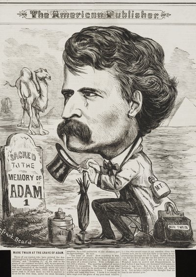 El editor americano, pub. 1872 (litografía) de Frank Beard