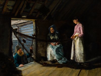 Arreglando nidos de padres, 1884 de Frank Bodilly