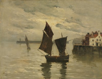 Escena del puerto de Frank Boggs