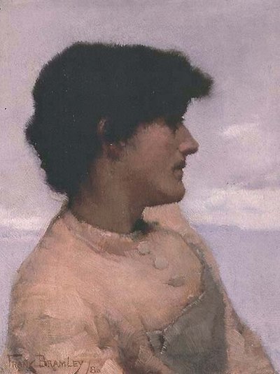 Estudio de figura, Newlyn de Frank Bramley