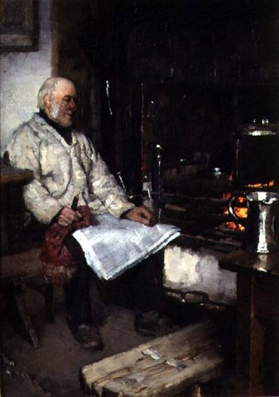 Invierno de Frank Bramley