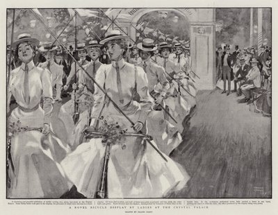 Una Exhibición de Bicicletas por Damas en el Crystal Palace de Frank Craig