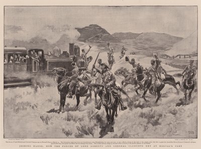 Unión de manos, cómo las fuerzas de Lord Roberts y el General Clements se encontraron en Norval