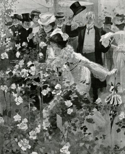 Exposición de la Real Sociedad de Horticultura en los Jardines del Templo de Frank Craig