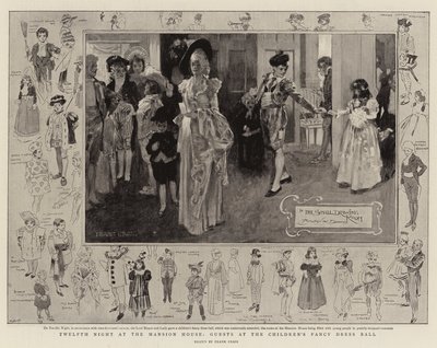 Noche de Reyes en la Mansión, Invitados en el Baile de Disfraces Infantil de Frank Craig
