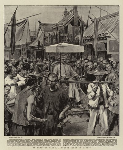 Solo por Prestigio, una escena callejera en Cantón de Frank Dadd
