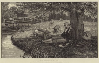 ¡Felices sean tus sueños!, de la Exposición General de Dibujos en Acuarela en la Galería Dudley de Frank Dadd