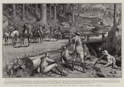 Cómo las tropas australianas en casa aplican lecciones aprendidas en Sudáfrica, una columna emboscada con éxito de Frank Dadd
