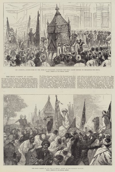 La alfombra sagrada en El Cairo de Frank Dadd