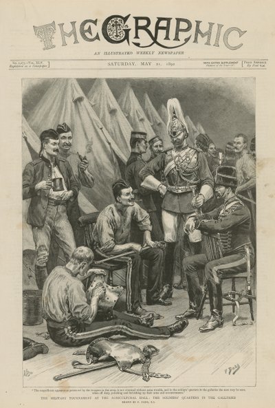 El torneo militar en el Salón Agrícola de Frank Dadd