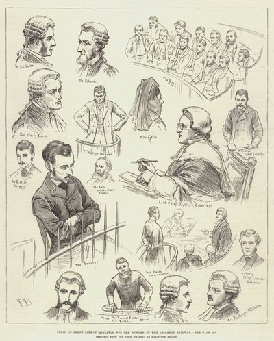 Juicio de Percy Lefroy Mapleton por el asesinato en el ferrocarril de Brighton de Frank Dadd