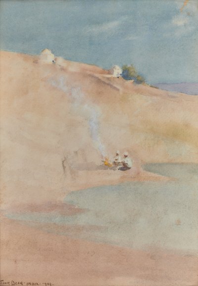El borde del desierto de Bekanneer, India de Frank Dean