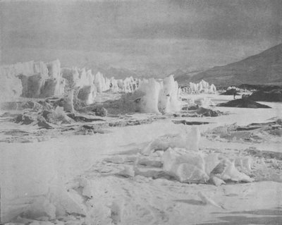 Avenida Alph, Donde Emergimos del Hielo Pinnacle, c1911, 1913 de Frank Debenham