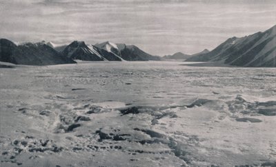 Un Valle de Glaciar de Salida Completamente Lleno de Hielo, c1911, 1913 de Frank Debenham