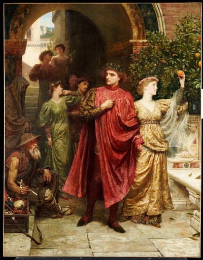 El símbolo - "¿No os importa nada, todos los que pasáis por aquí?", 1881 de Frank Dicksee