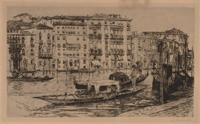 Gran Canal, Venecia de Frank Duveneck