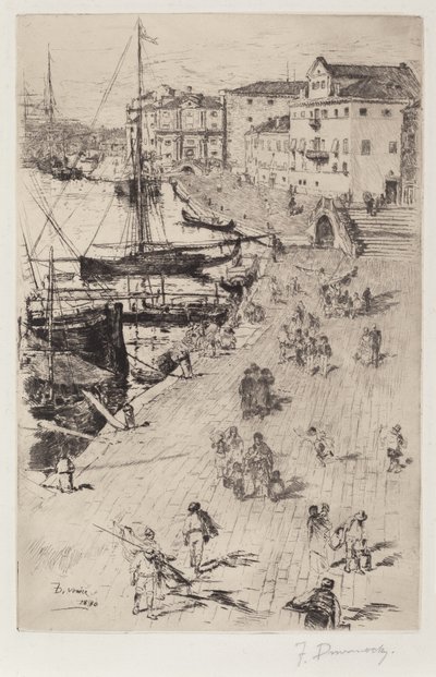 Riva degli Schiavoni, No. 2 de Frank Duveneck