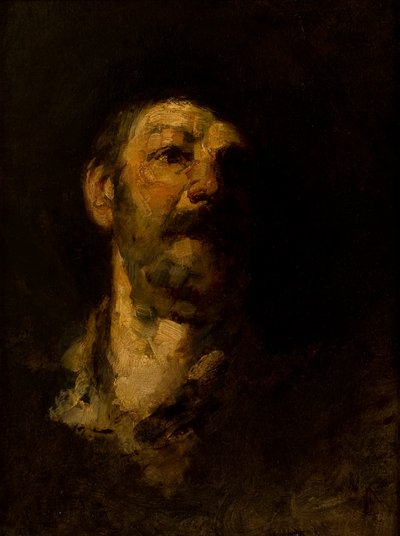 Jefe de Estudio, Hombre con Sombrero de Frank Duveneck