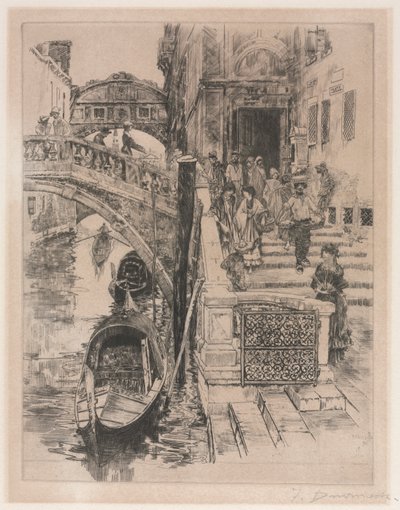 El Puente de los Suspiros (segundo plato) de Frank Duveneck