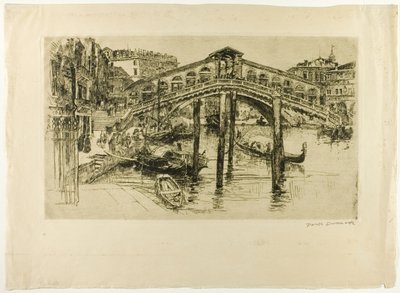 El Rialto, Venecia de Frank Duveneck
