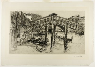 El Rialto, Venecia de Frank Duveneck