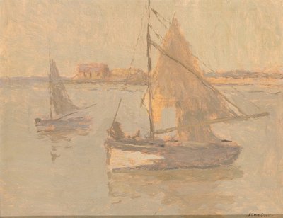 Barcos de pesca Honfleur no. 1 de Frank Edwin Scott