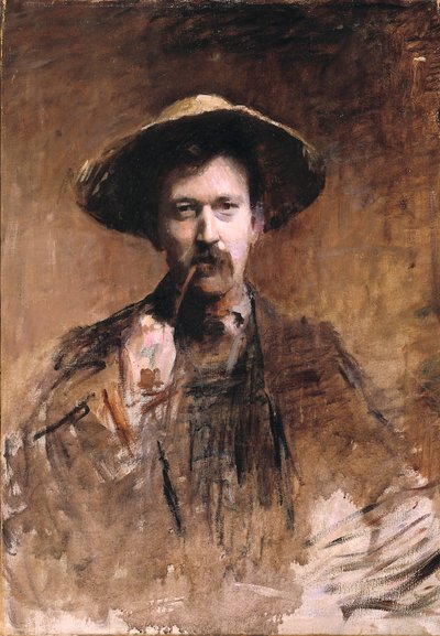 Retrato del pintor por sí mismo de Frank Edwin Scott