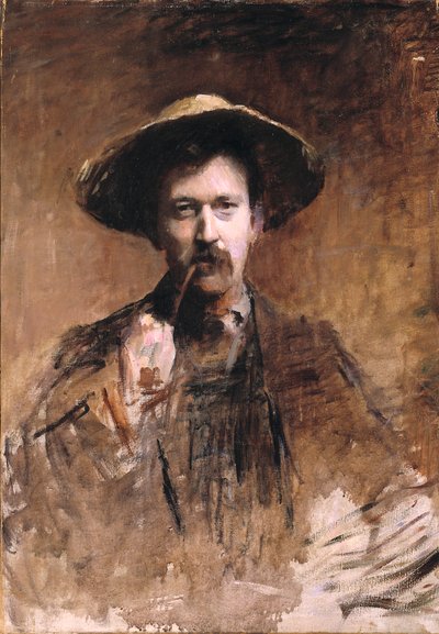 Retrato del pintor por él mismo de Frank Edwin Scott
