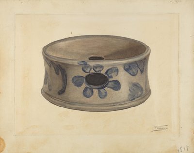 Escupidera de gres gris de Frank Fumagalli