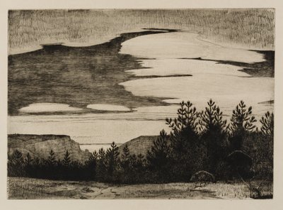 Una Vista a la Cala [Lamorna] de Frank Gascoigne Heath