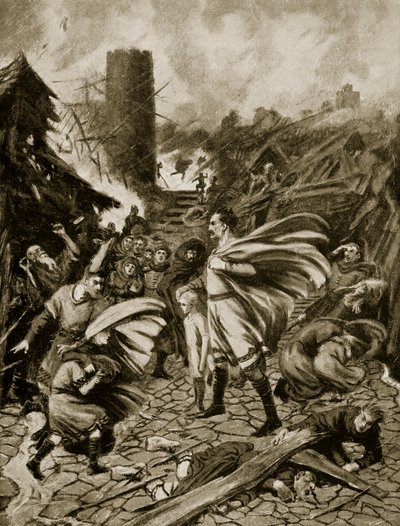 El torbellino de 1091, ilustración de "Hutchinson