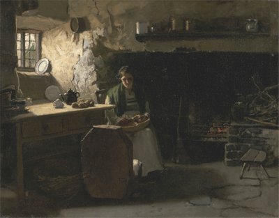 Pelar patatas de Frank Holl