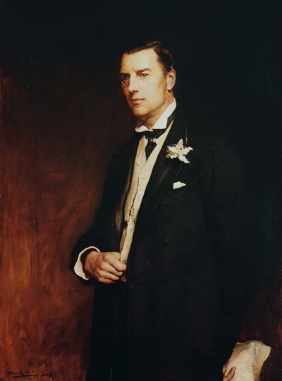 Retrato de Joseph Chamberlain, 1886 de Frank Holl