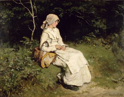Descansando en el Camino, 1879 de Frank Holl