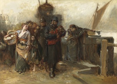 Estudio para Abandonado - un expósito de Frank Holl