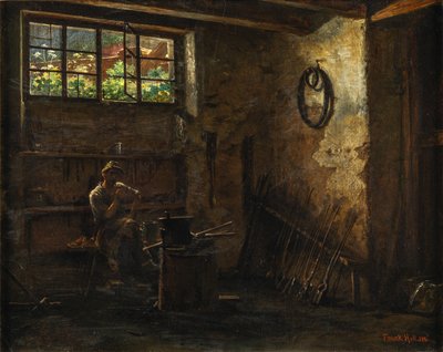 El descanso del herrero de Frank Holl