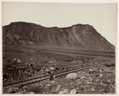 Montaña Cinnabar, Deslizamiento del Diablo, 1880s de Frank Jay Haynes