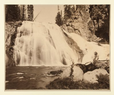 Gibbon Falls, 84 pies de Frank Jay Haynes
