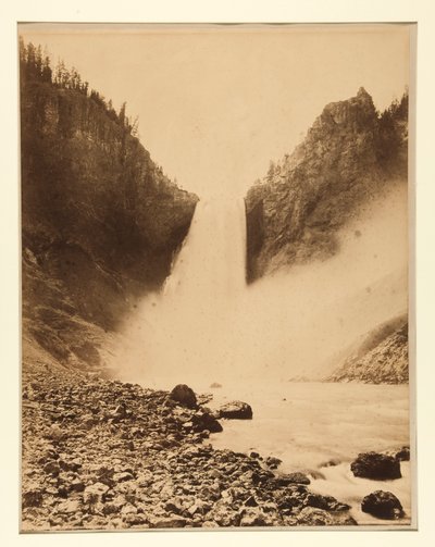 Grandes cataratas de Yellowstone, 360 pies de Frank Jay Haynes