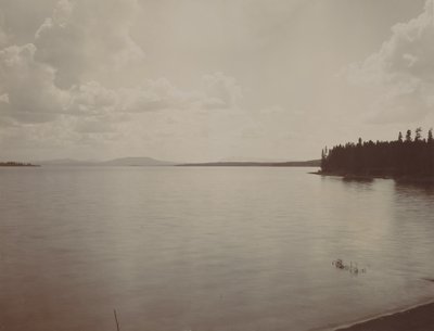 Lago Yellowstone, 1880 (foto) de Frank Jay Haynes