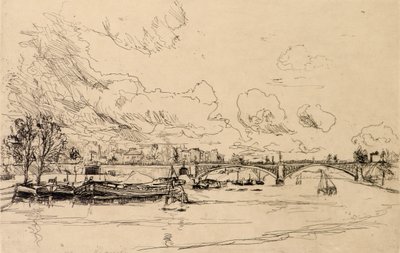 Al Borde del Canal, Charenton, París de Frank Laing