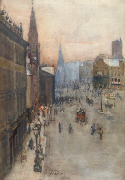 Escena callejera de Frank Laing