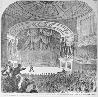 El asesinato de Abraham Lincoln en el palco del Teatro Ford, 14 de abril de 1865, de 