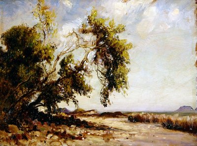 Paimpol, Bretaña (óleo sobre tabla) de Frank Lewis Emanuel